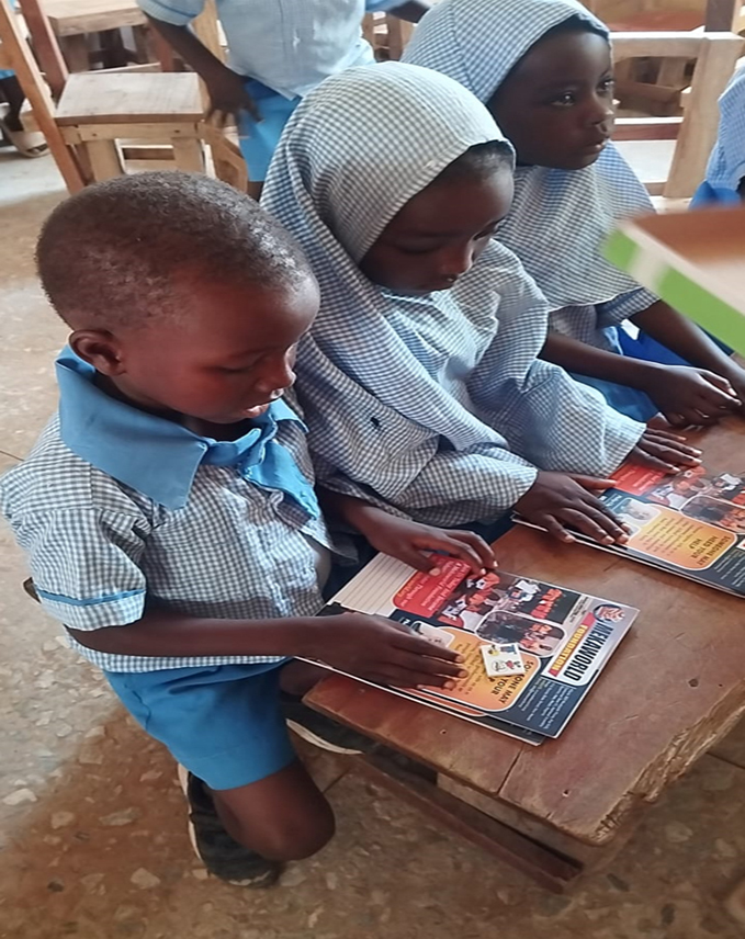 Mekaworld Foundation school visit and educational activity