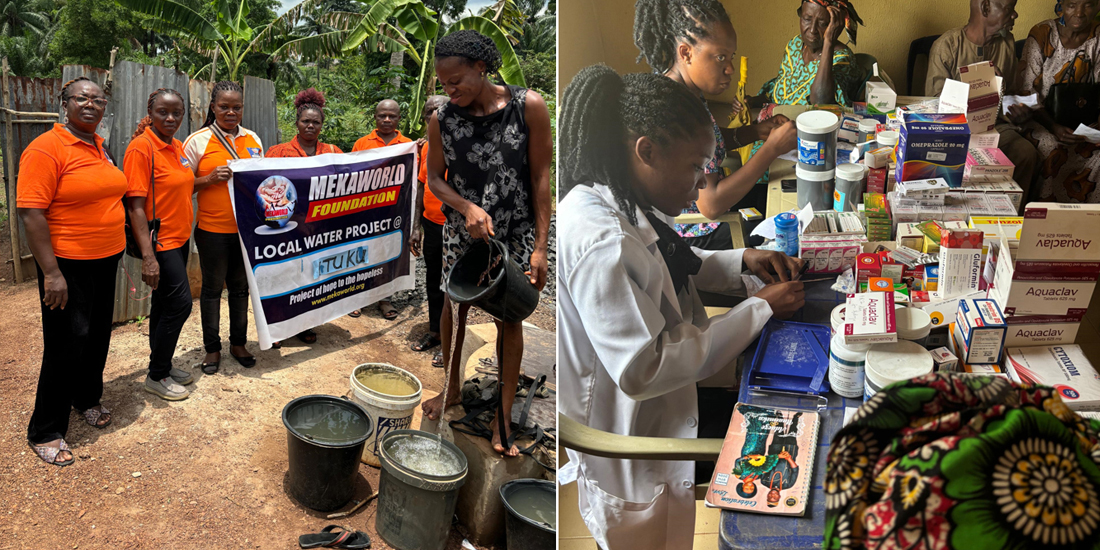 Mekaworld Foundation volunteers supporting communities worldwide